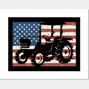 tractor, Funny Farmer Gifts, Grunge,tractor driver Posters and Art
